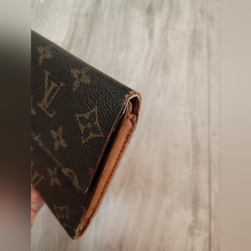 Authentic Louis-Vuitton Portefeuille International Wallet Purse Monogram Brown - Picture 3 of 13
